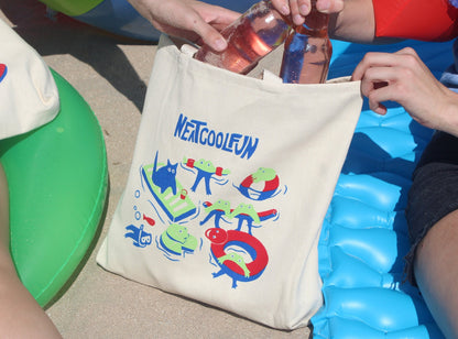 Swimming Time Tote Bags