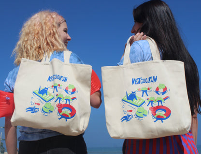 Swimming Time Tote Bags