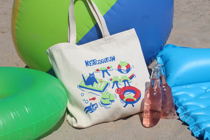 Swimming Time Tote Bags